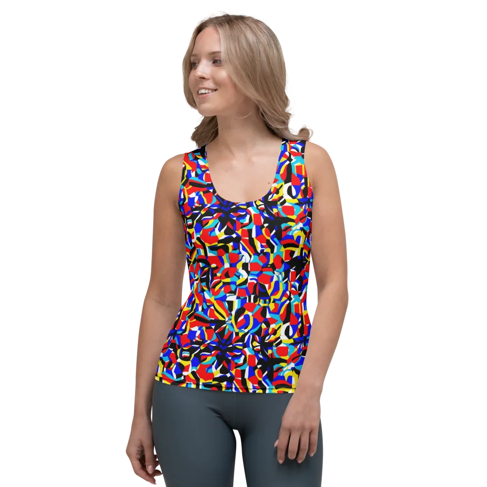 Primary Flux on Women's Tank Top — Front
