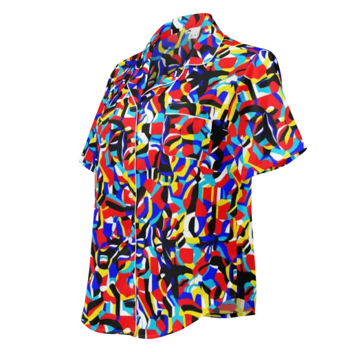 Primary Flux on a Women's Short Sleeve Pajama Top