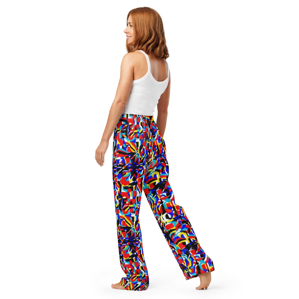 Primary Flux on Women's Pajama Pants — Back