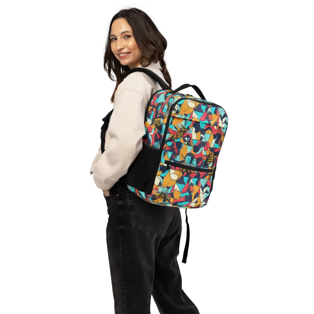 Pollinator Prism on Utility Backpack — Back