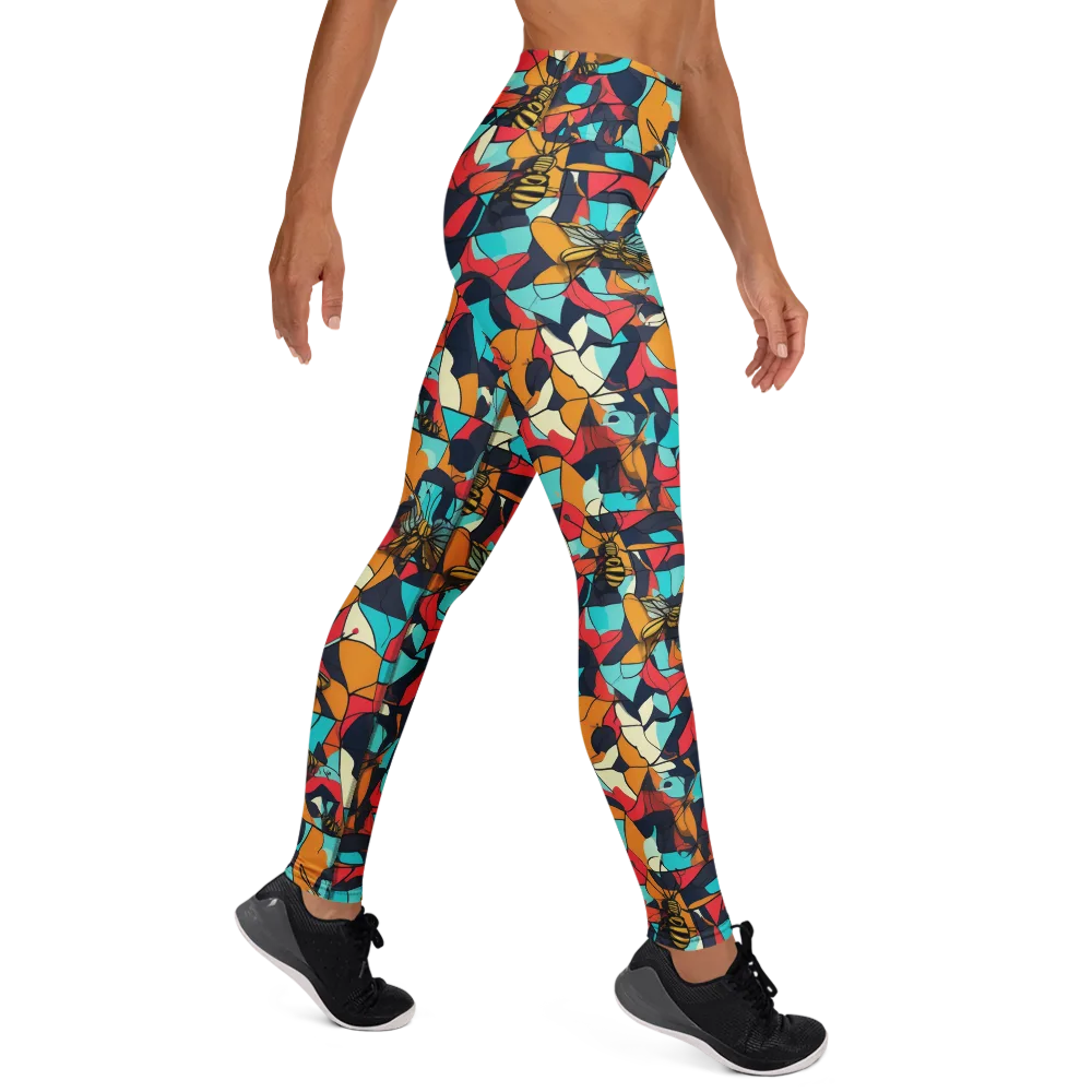 Pollinator Prism on Yoga Leggings — Right