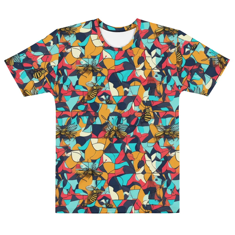Pollinator Prism on Men's Cotton Crew Neck T-Shirt — Front