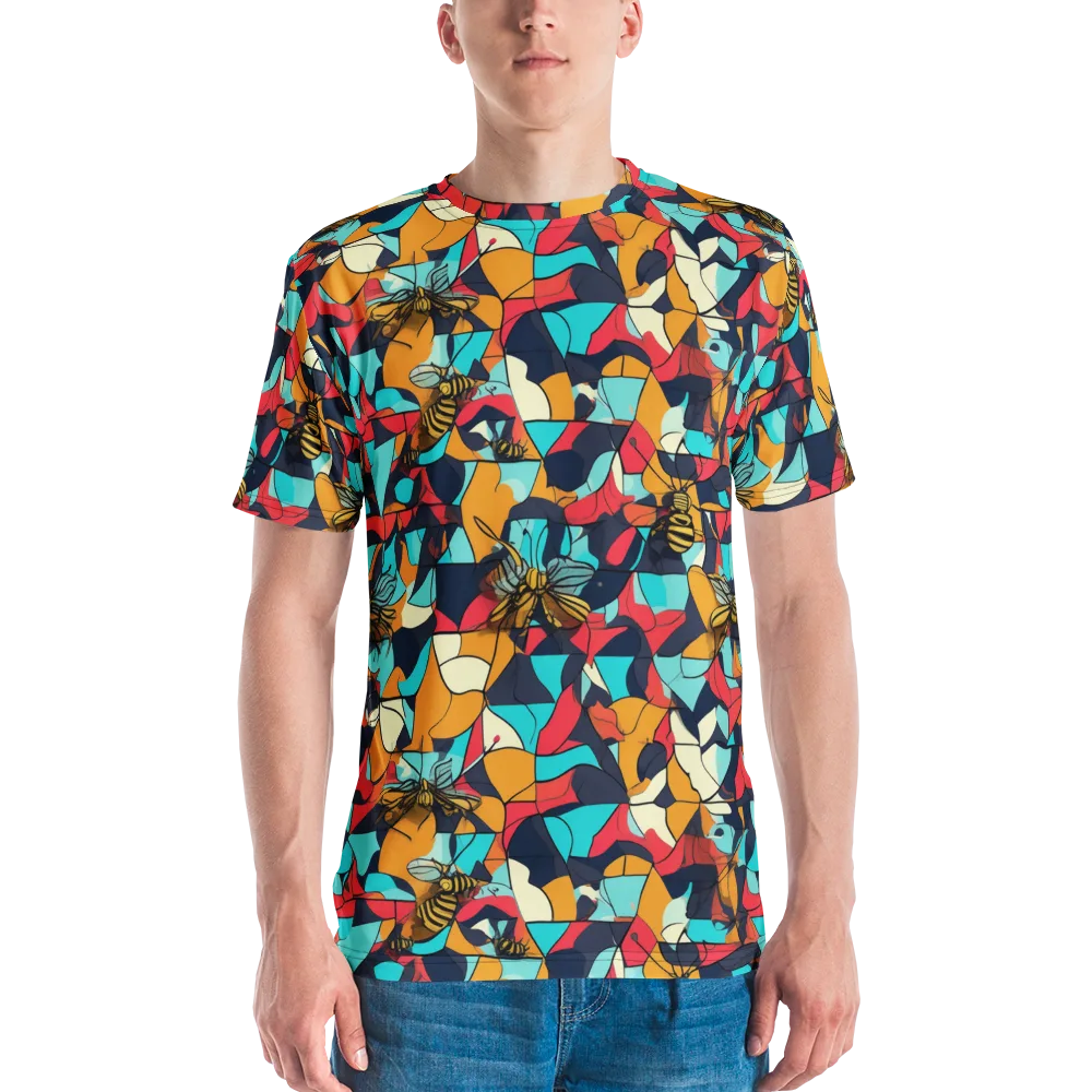 Pollinator Prism on Men's Crew Neck T-Shirt — Front