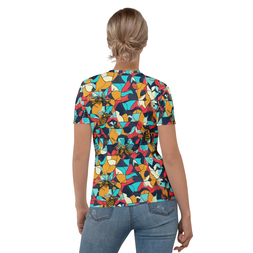 Pollinator Prism on Women's Crew Neck T-Shirt — Back