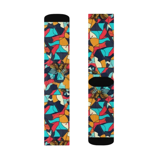 Pollinator Prism on a Socks