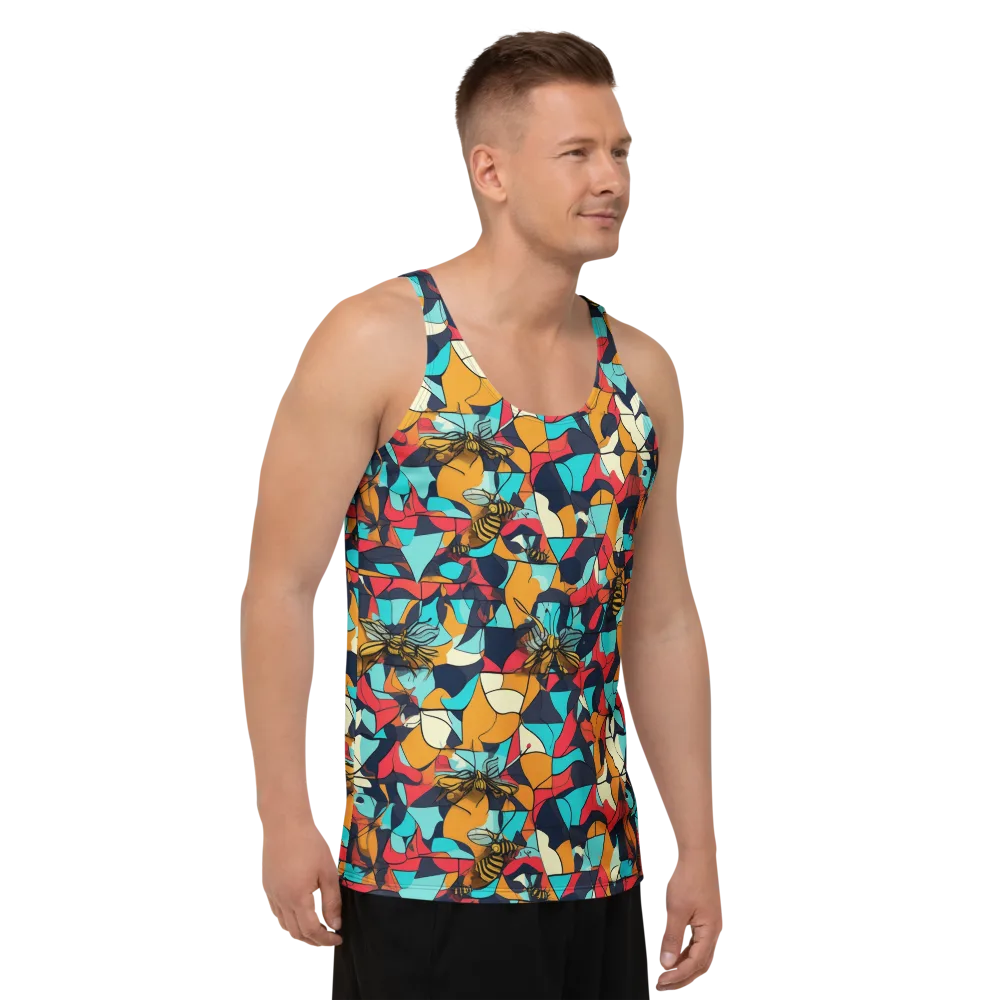 Pollinator Prism on Men's Tank Top — Right Front