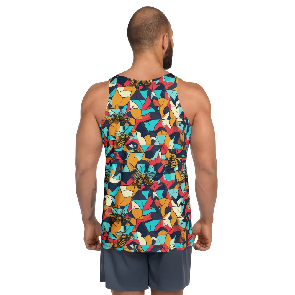 Pollinator Prism on Men's Tank Top — Back