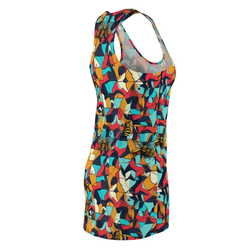 Pollinator Prism on Racerback Dress — Back Side