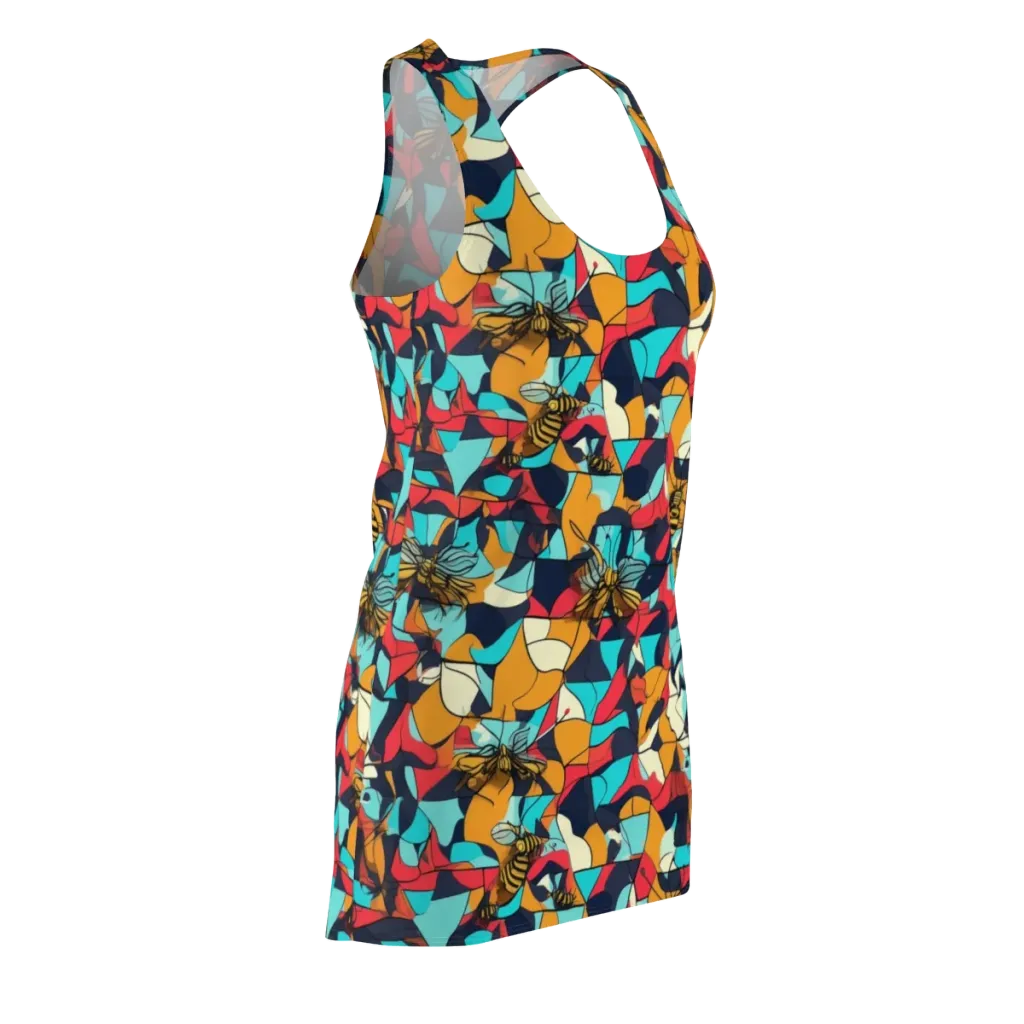 Pollinator Prism on Racerback Dress — Front Side