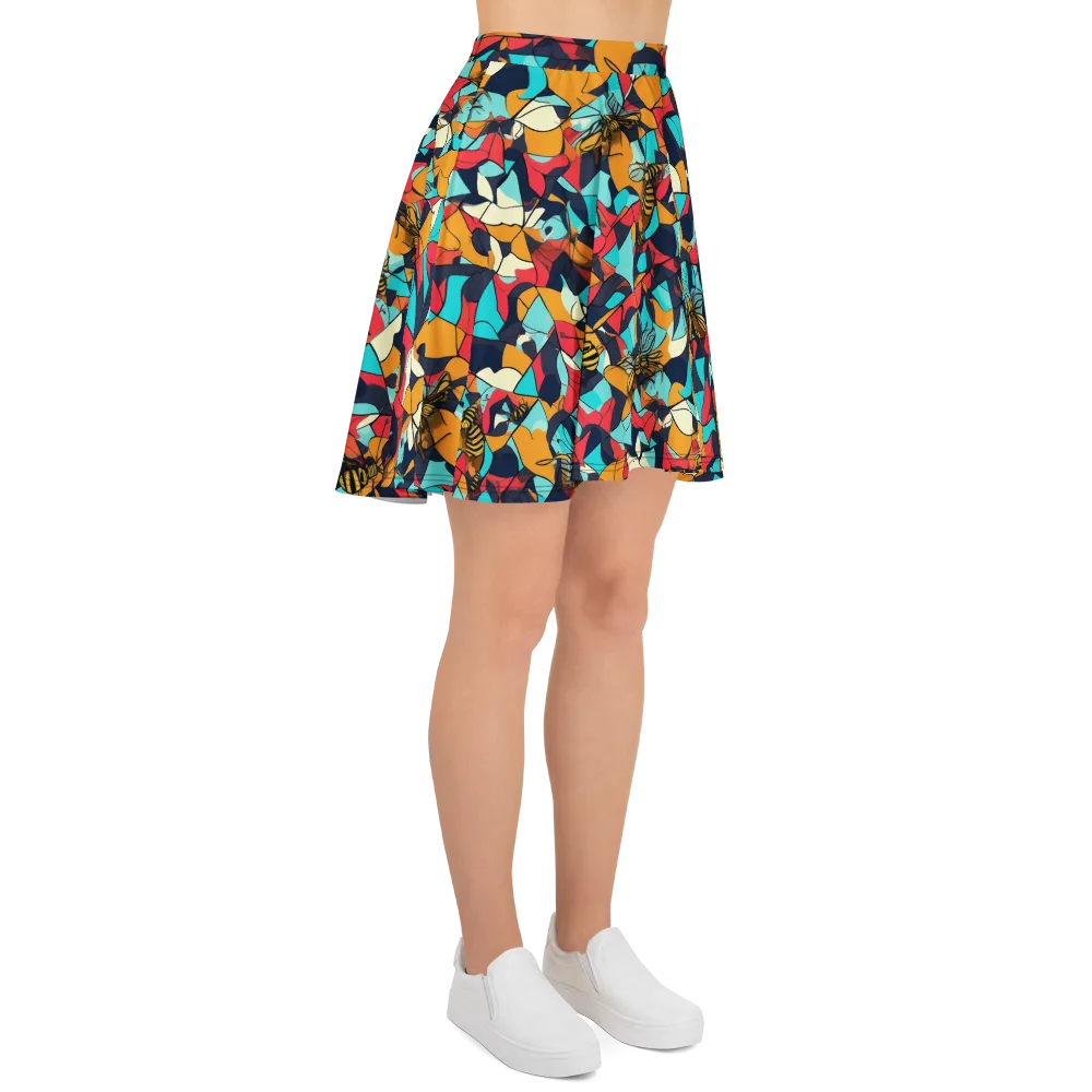 Pollinator Prism on Skater Skirt — Right