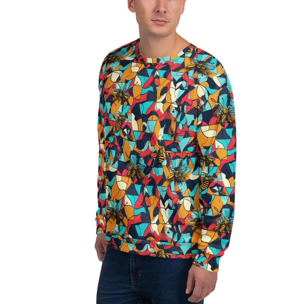 Pollinator Prism on Sweatshirt — Left Front