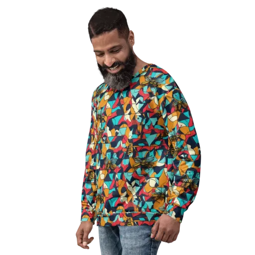 Pollinator Prism on a Sweatshirt