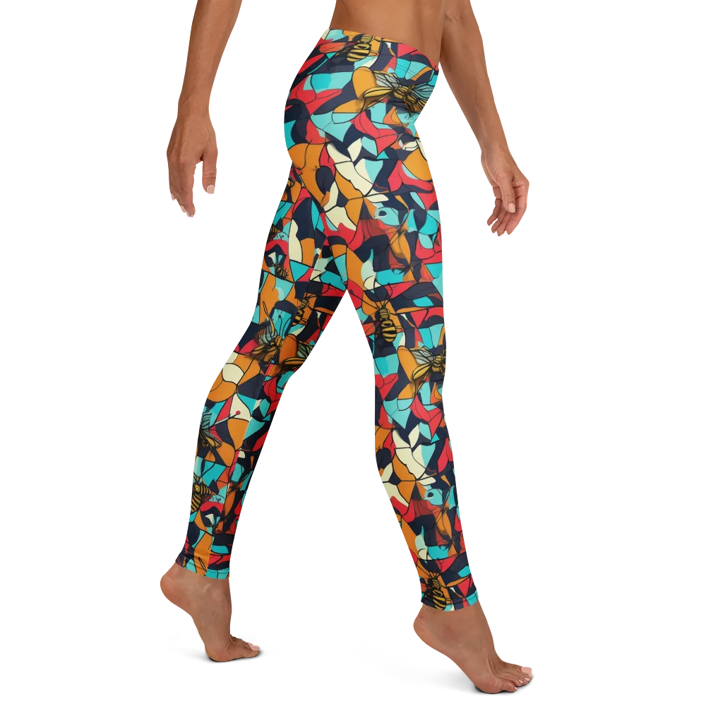 Pollinator Prism on Leggings — Right