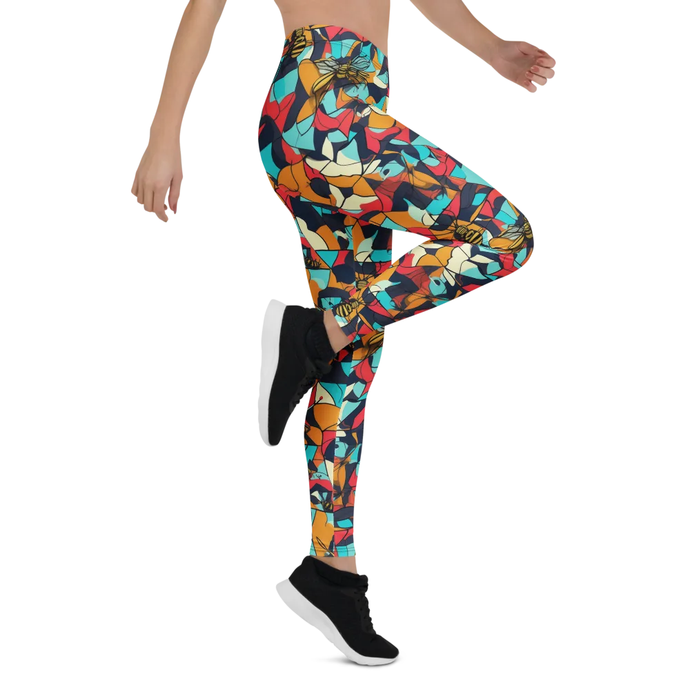 Pollinator Prism on Leggings — Right