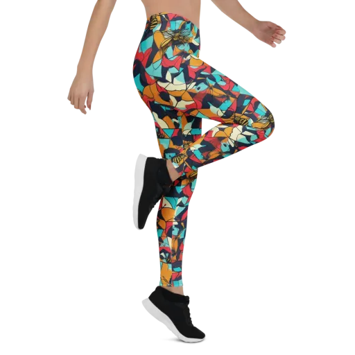 Pollinator Prism on a Leggings