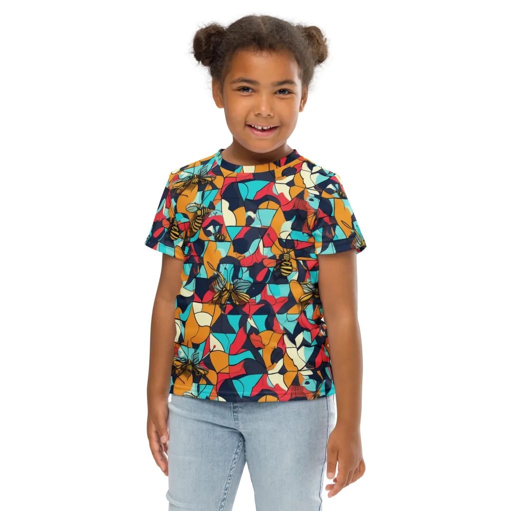 Pollinator Prism on Kids Crew Neck T-Shirt — Front