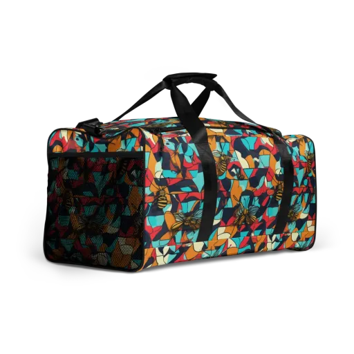 Pollinator Prism on a Duffle Bag