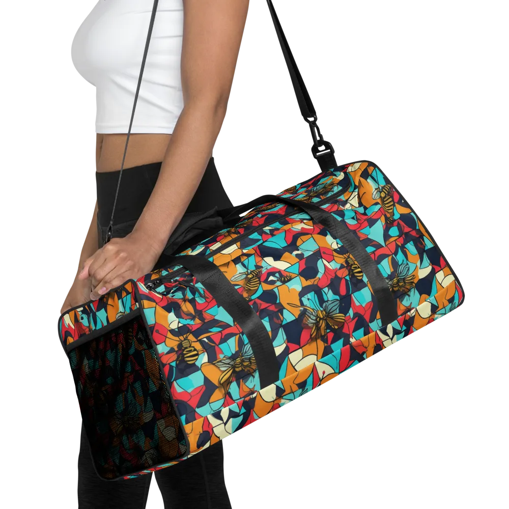 Pollinator Prism on Duffle Bag — Front