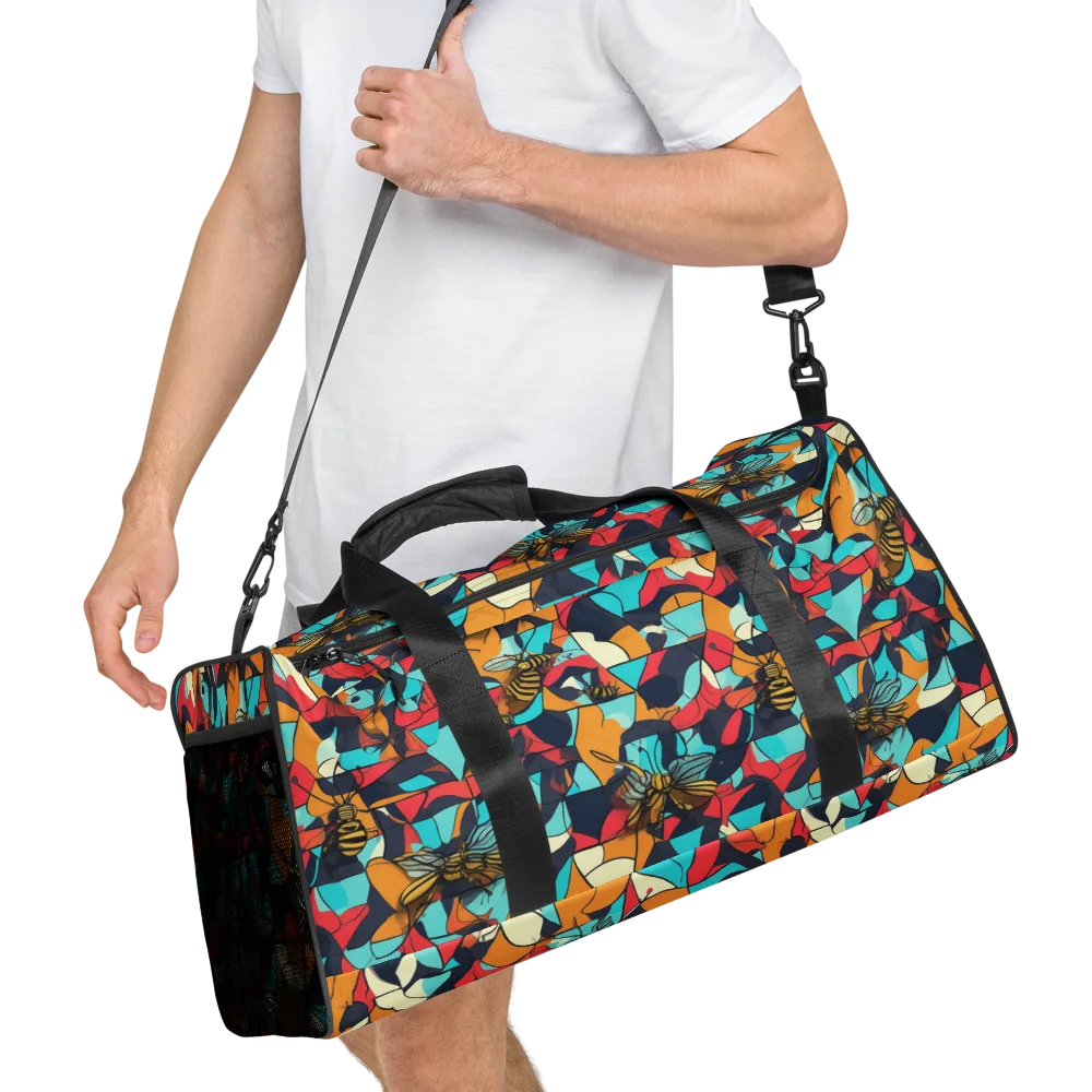 Pollinator Prism on Duffle Bag — Right Front