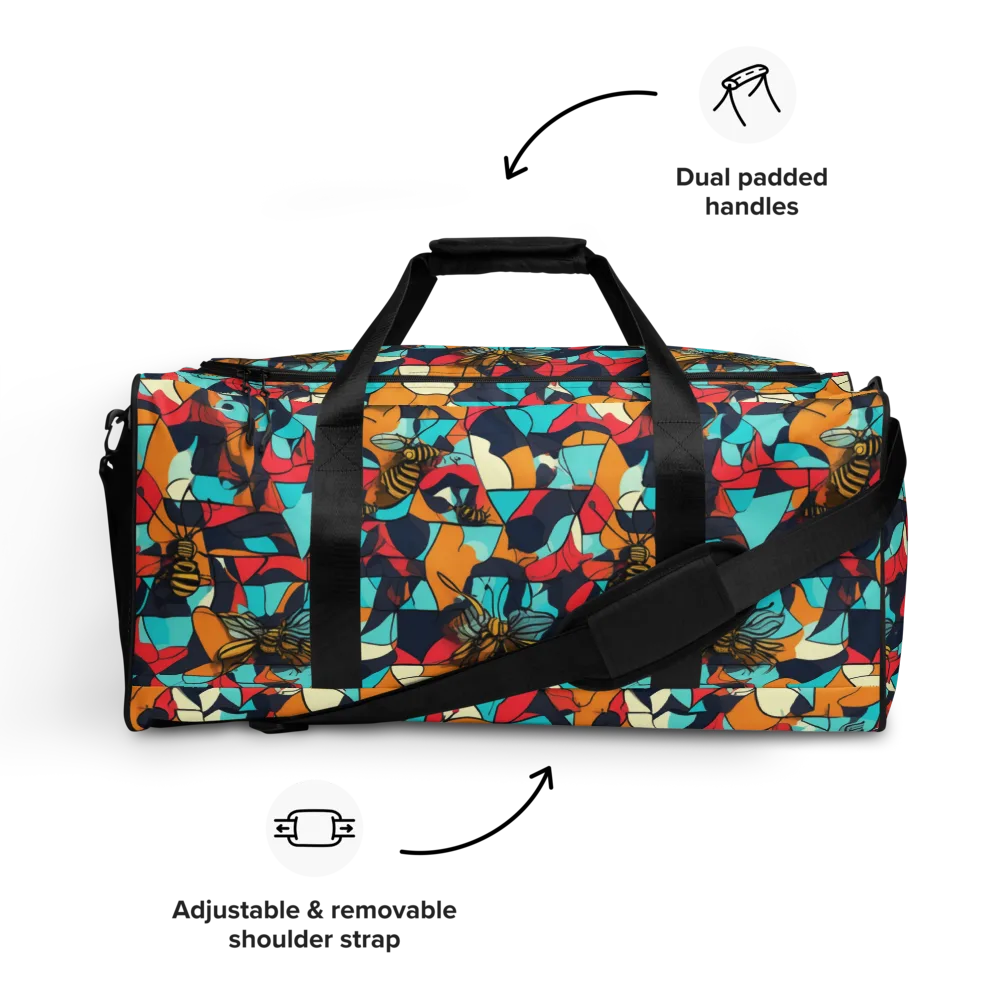 Pollinator Prism on Duffle Bag — Front