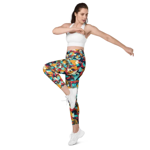 Pollinator Prism on a Leggings with Pockets