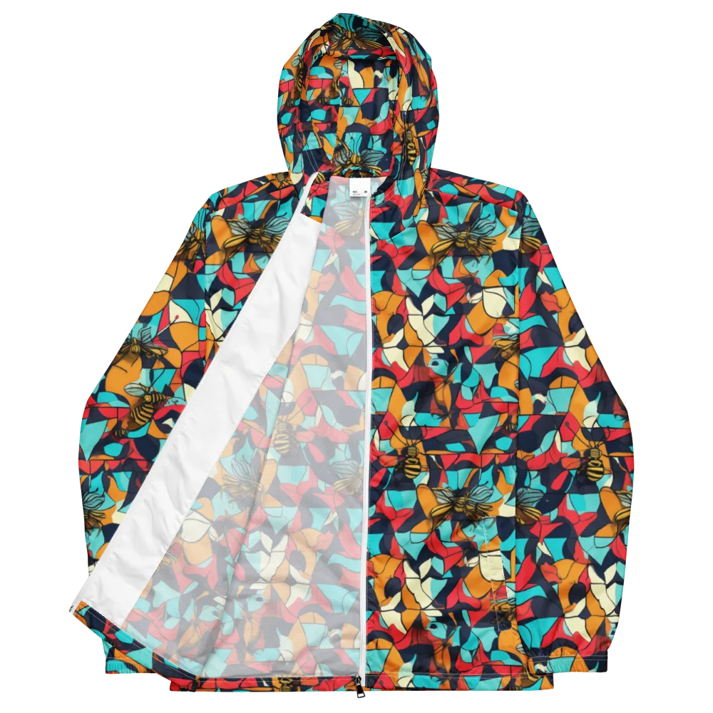Pollinator Prism on Men's Windbreaker — Front