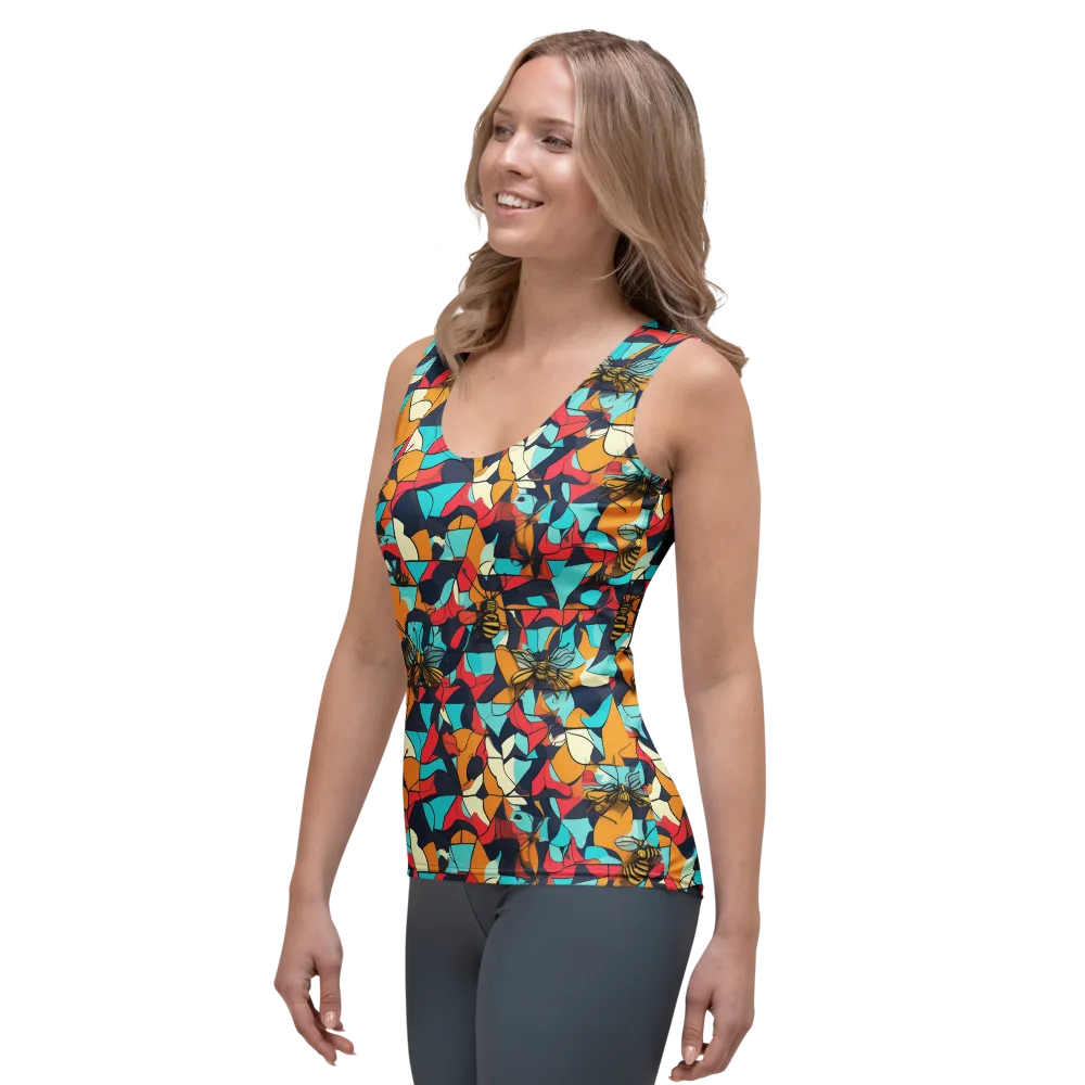 Pollinator Prism on Women's Tank Top — Left Front