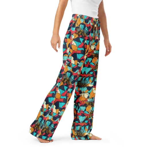 Pollinator Prism on a Women's Pajama Pants