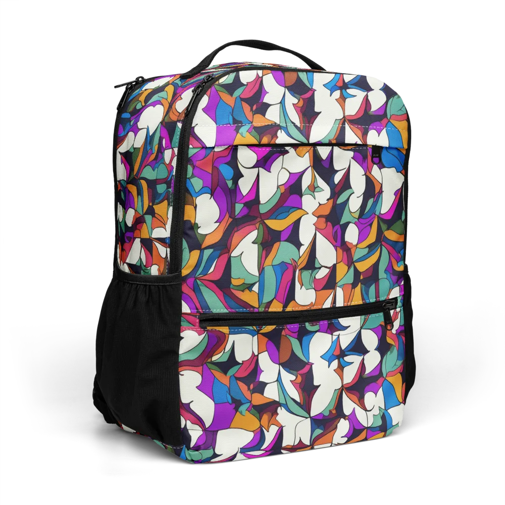 Electric Florilegium on Utility Backpack — Right Front