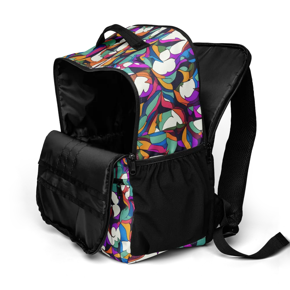 Electric Florilegium on Utility Backpack — Product details 2