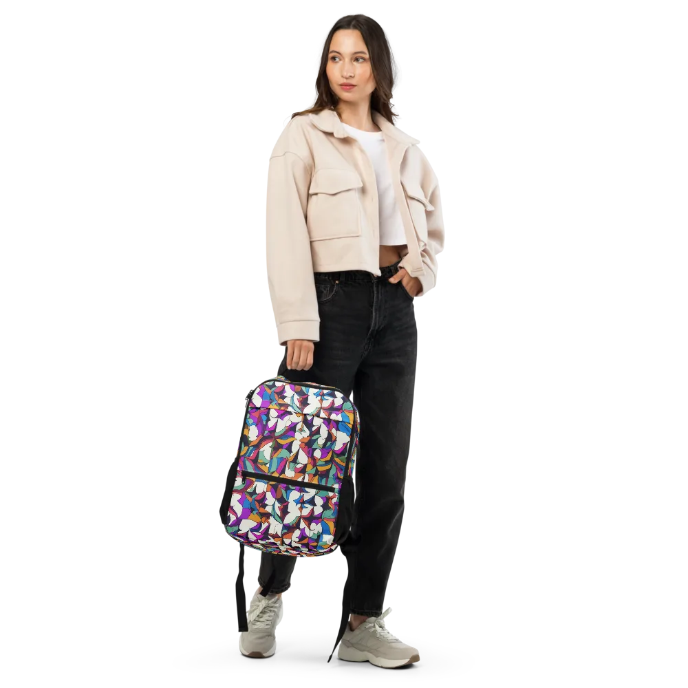 Electric Florilegium on Utility Backpack — Front