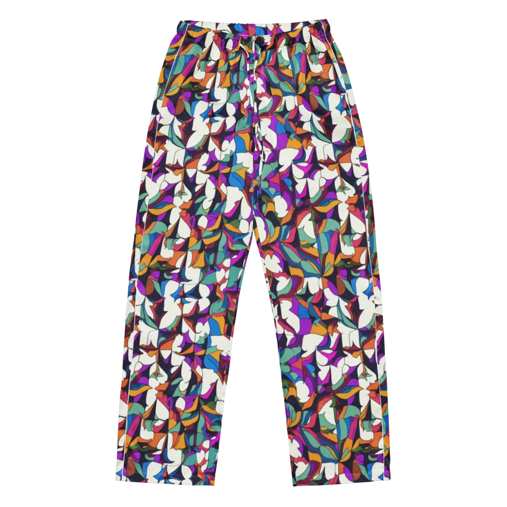 Electric Florilegium on Women's Pajama Pants — Front