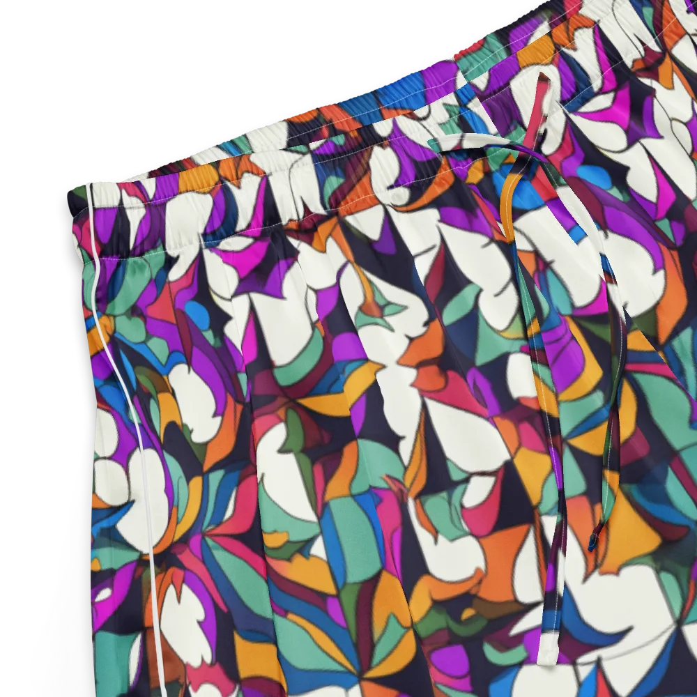 Electric Florilegium on Women's Pajama Shorts — Product details