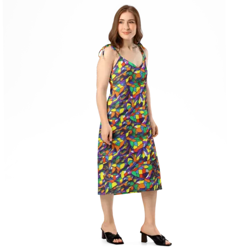 Stained Spectrum on a Slip Dress