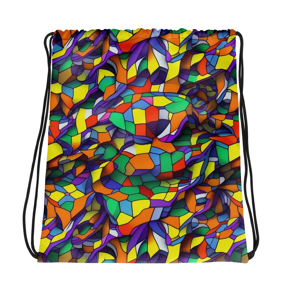 Stained Spectrum on Drawstring Bag — Photo