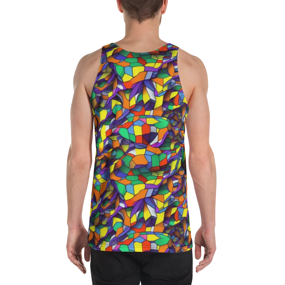 Stained Spectrum on Men's Tank Top — Back