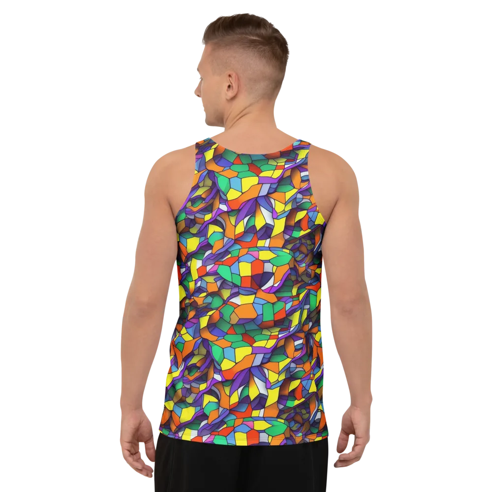 Stained Spectrum on Men's Tank Top — Back