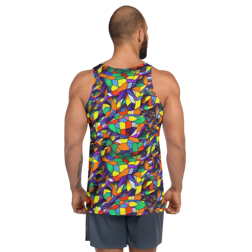 Stained Spectrum on Men's Tank Top — Back