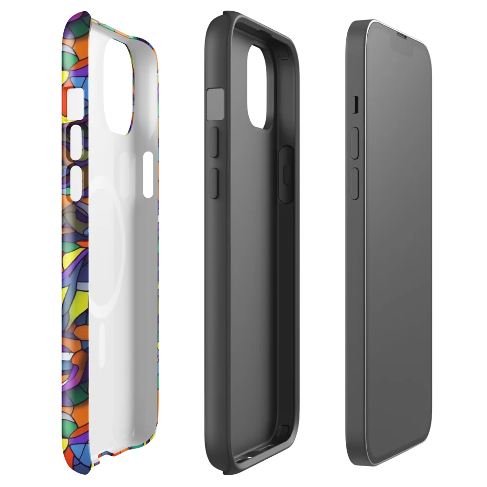 Stained Spectrum on MagSafe Tough Case for iPhone® — Front