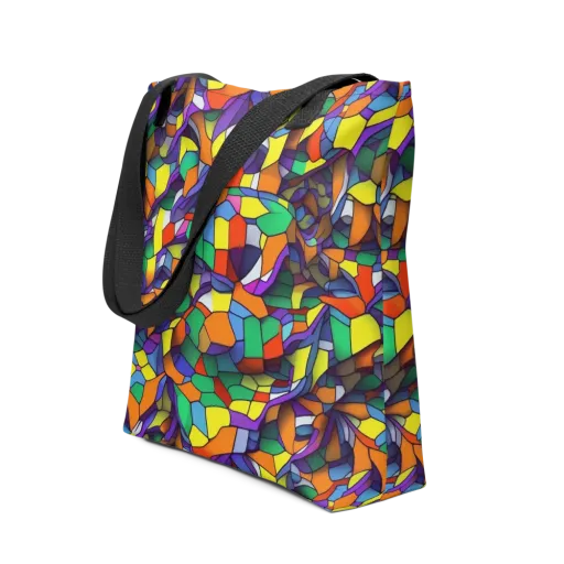 Stained Spectrum on a Tote Bag