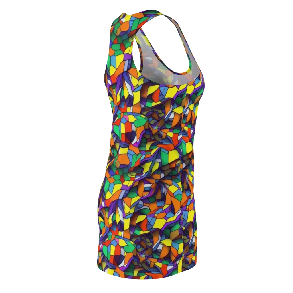 Stained Spectrum on Racerback Dress — Back Side