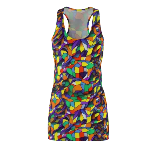 Stained Spectrum on a Racerback Dress