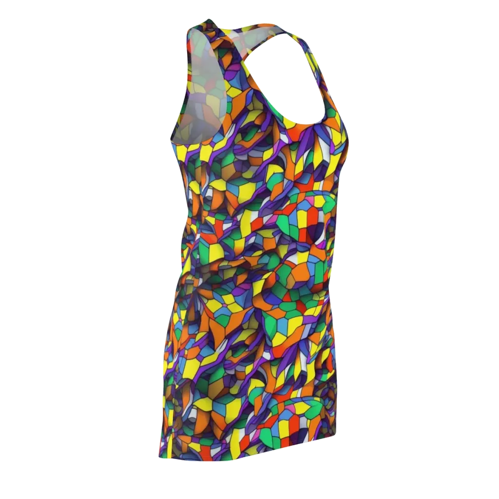 Stained Spectrum on Racerback Dress — Front Side