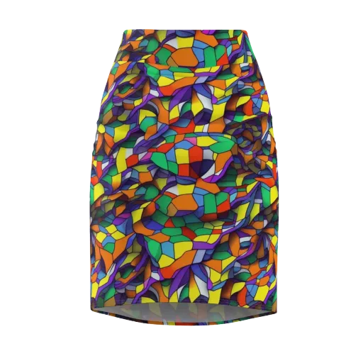 Stained Spectrum on a Pencil Skirt