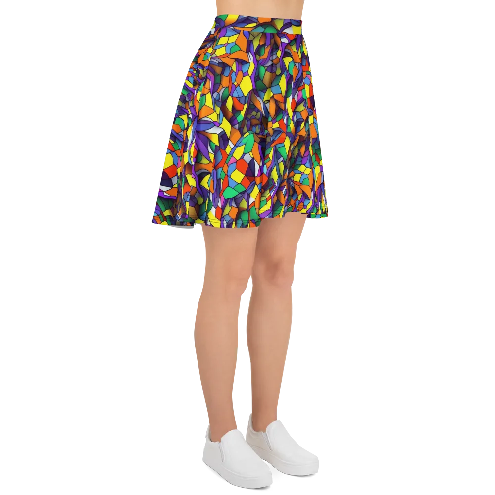 Stained Spectrum on Skater Skirt — Right