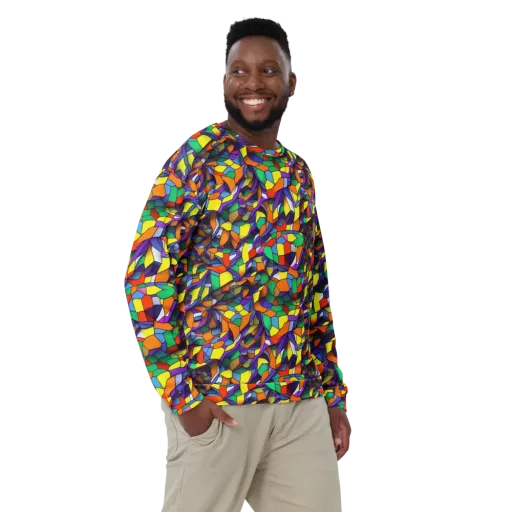 Stained Spectrum on a Sweatshirt
