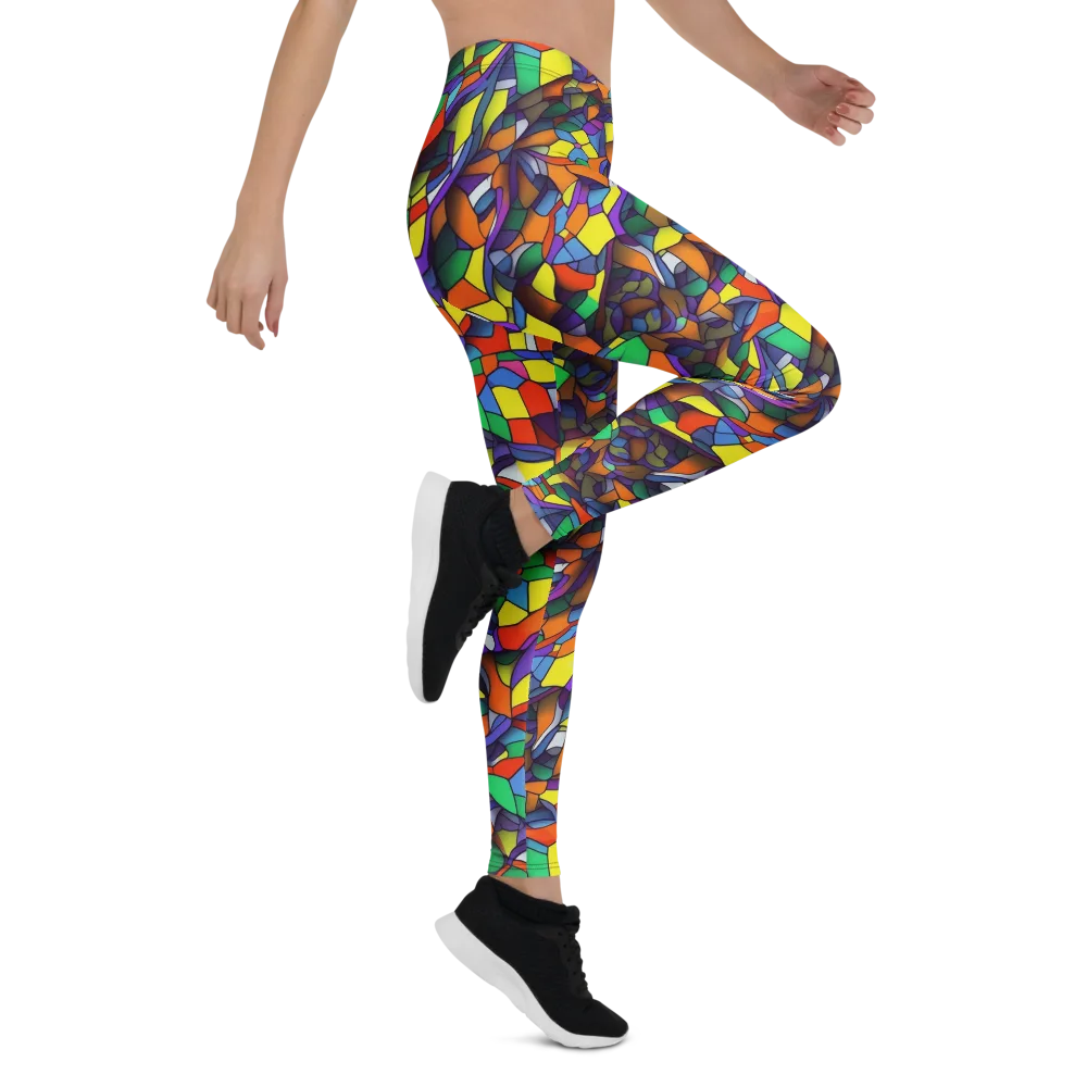 Stained Spectrum on Leggings — Right