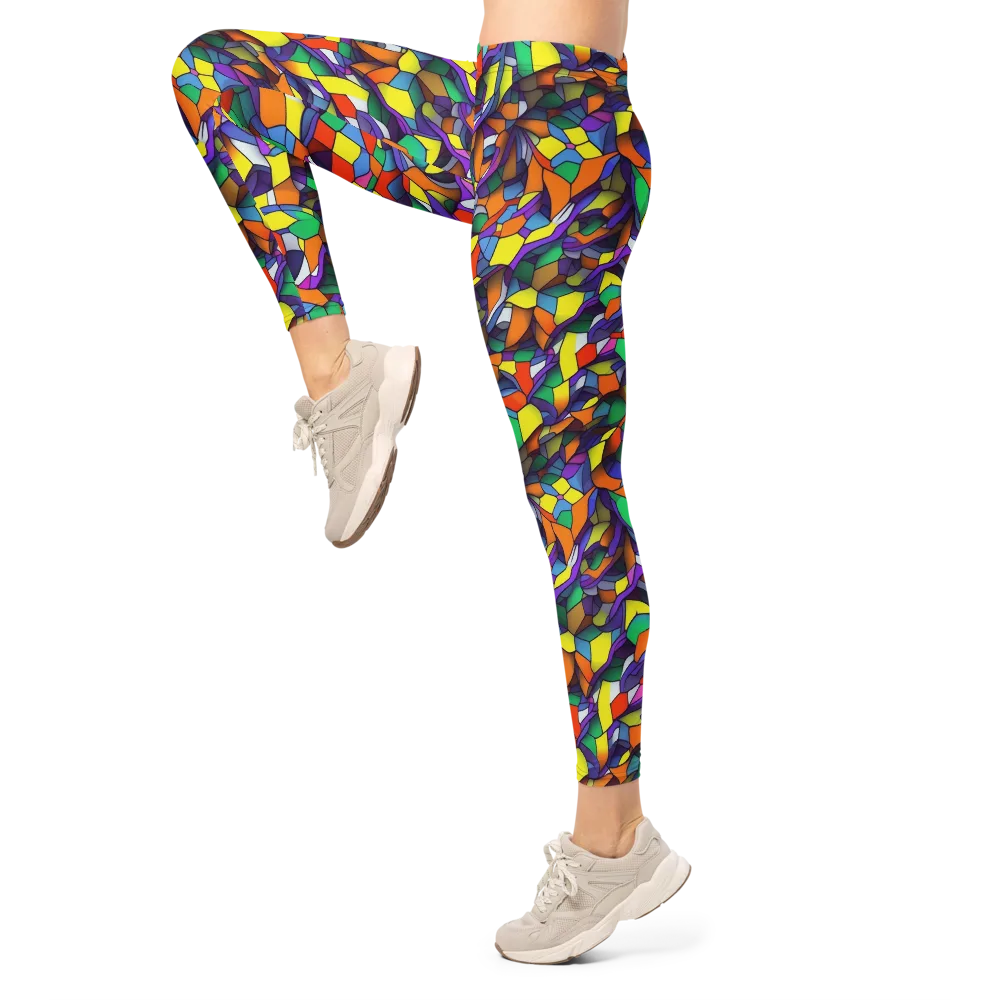 Stained Spectrum on Leggings — Left