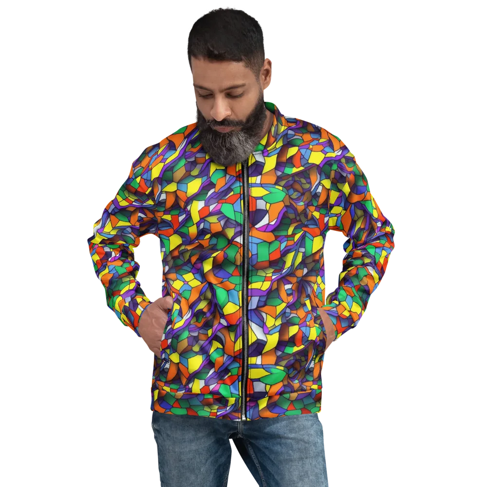 Stained Spectrum on Bomber Jacket — Front