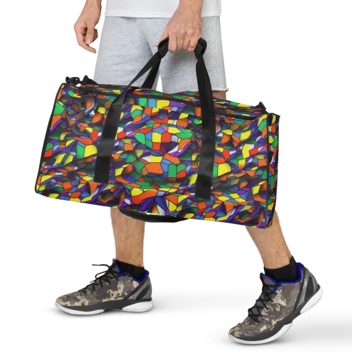 Stained Spectrum on a Duffle Bag